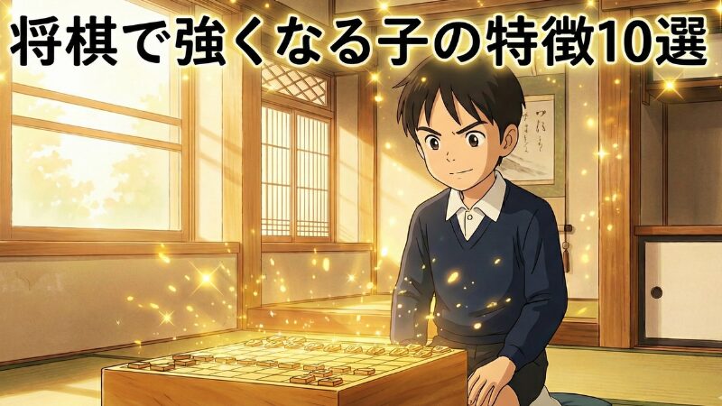 将棋が強い子に共通する10個の特徴を紹介！上達のための3つの要素も解説！ 