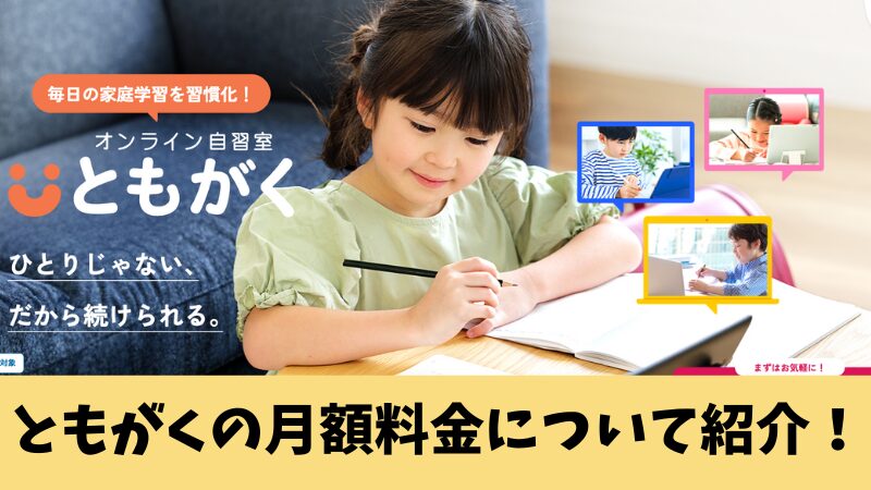 ともがくの月額料金を紹介！料金以外にかかる費用も解説！ 