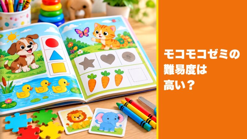モコモコゼミの難易度は高い？コース別のレベルと難しいときの対策を紹介！ 
